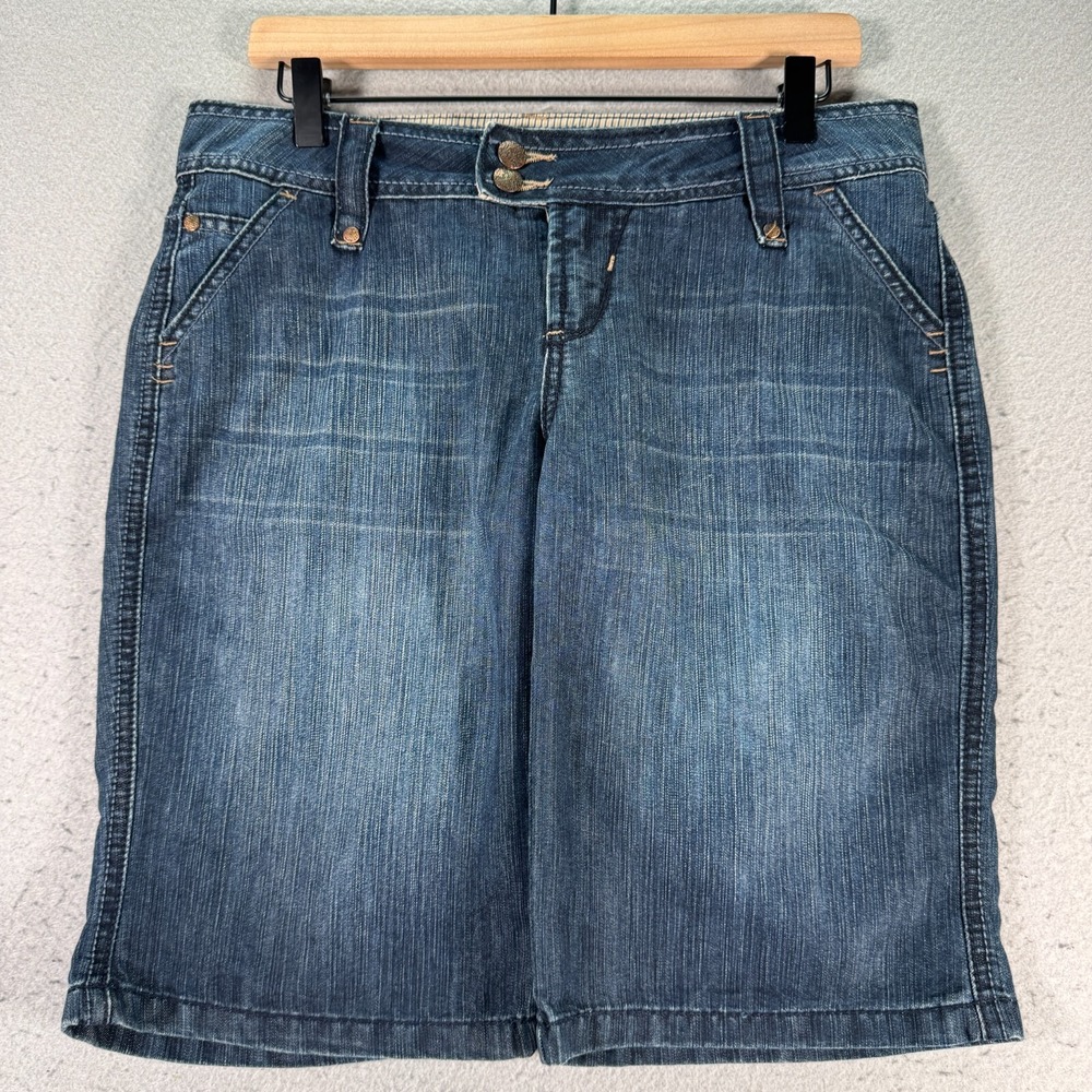 No‎ Boundaries Vintage Jean Shorts Womens Junior 9 Blue Bermuda Y2K NB28SQ2537